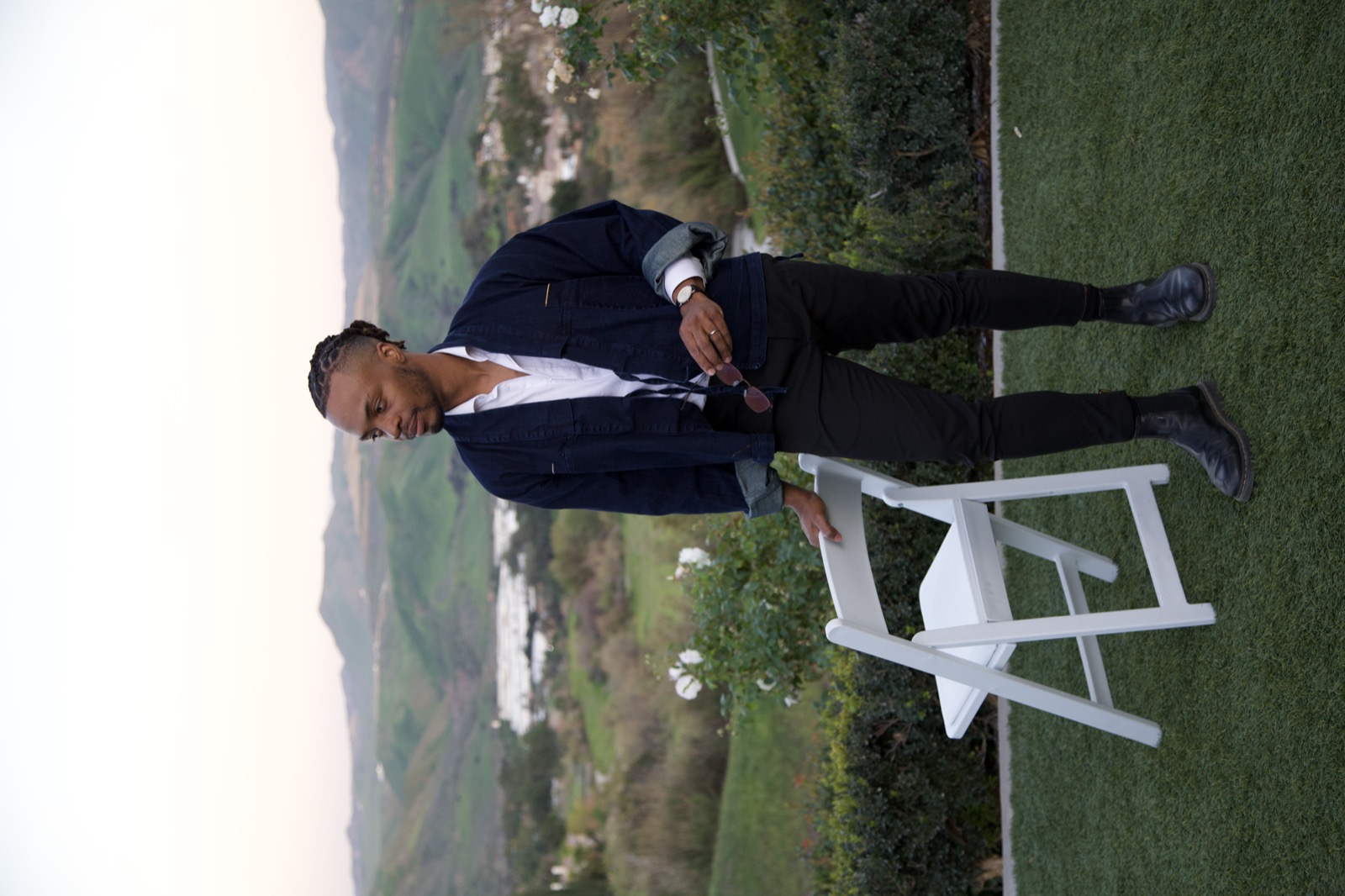 Nick-David Atkinson on location